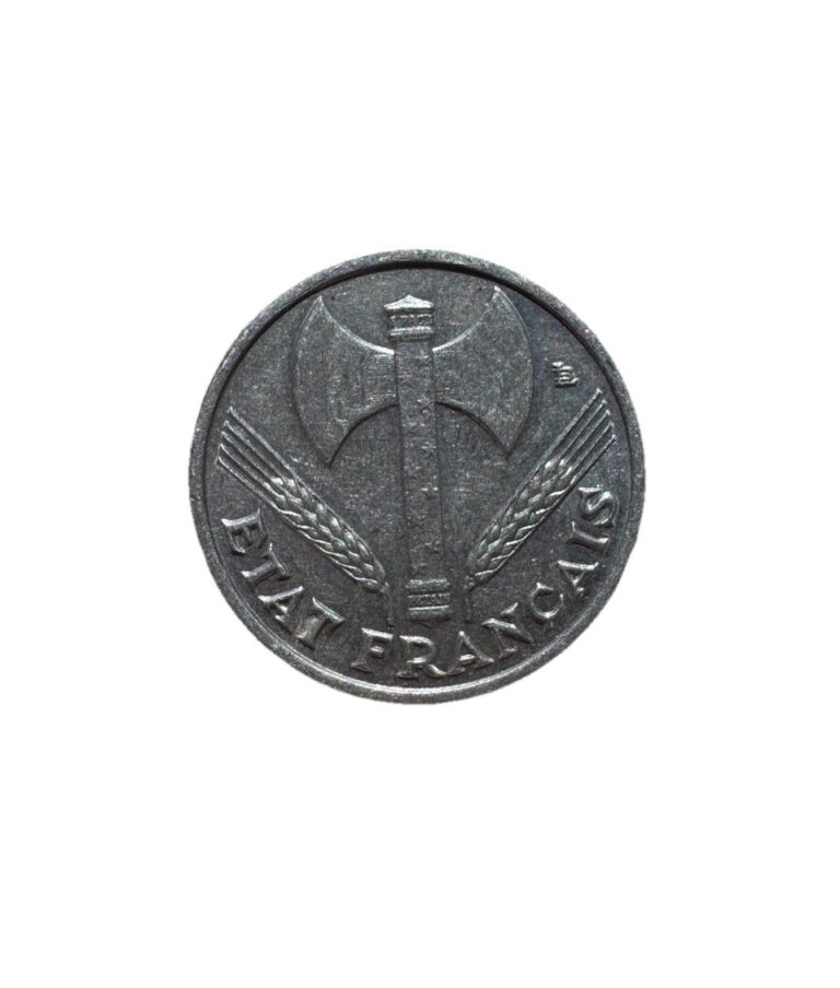 Read more about the article 1942  Coin France 50 Centimes   Circulated WWII Coins