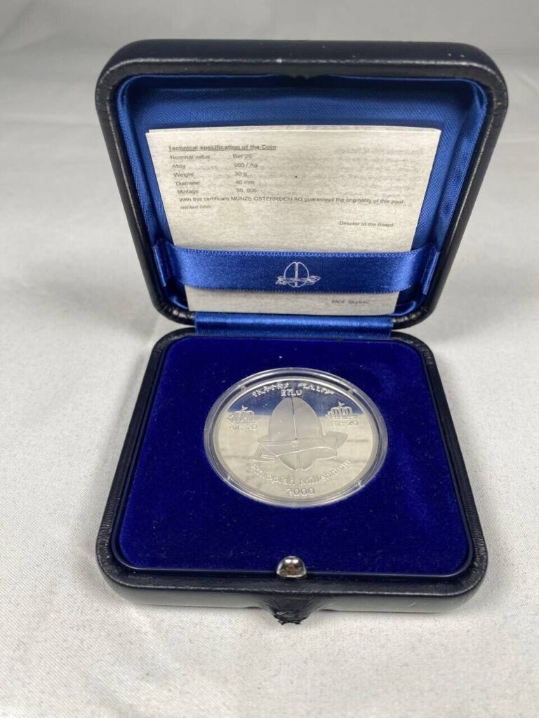 Read more about the article Ethiopian Millennium 20 Birr Silver Coin Limited Edition Commemorative Currency