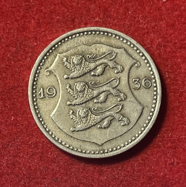 Read more about the article Estonia 50 Senti 1936 Nickel-Bronze Coin KM#18 T6118