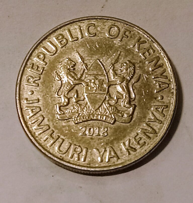 Read more about the article Kenya 1 Shilling Giraffe Coin KM45 2018