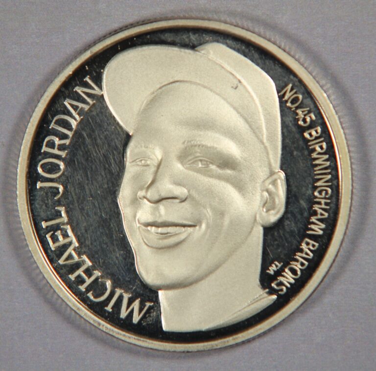 Read more about the article 1994 Michael Jordan .999 Silver 1 Ounce Oz Coin Enviromint Birmingham Barons