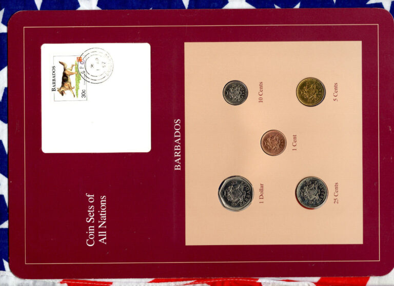 Read more about the article Coin Sets of All Nations BARBADOS 5 Coins Set 1992-1996 Rare