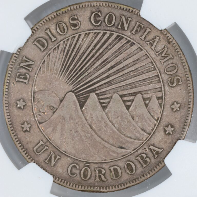 Read more about the article 1912 Nicaragua Silver Cordoba NGC XF Details