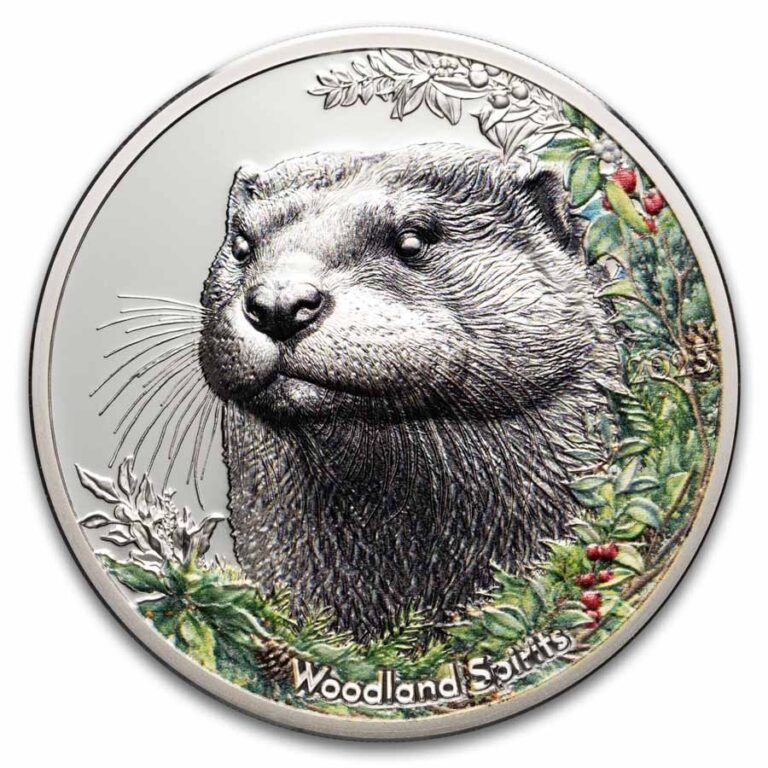 Read more about the article 2025 Mongolia 1 oz Silver Woodland Spirits: Otter (with COA)