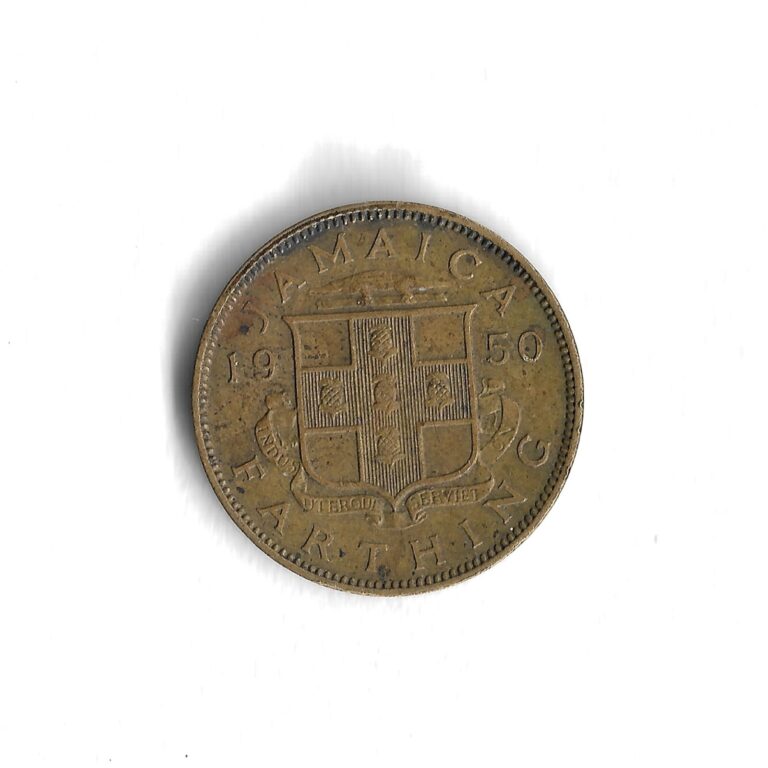 Read more about the article *Scarce* 1950 Jamaica 1 Farthing World Coin – Mintage 288 000 – KM# 33