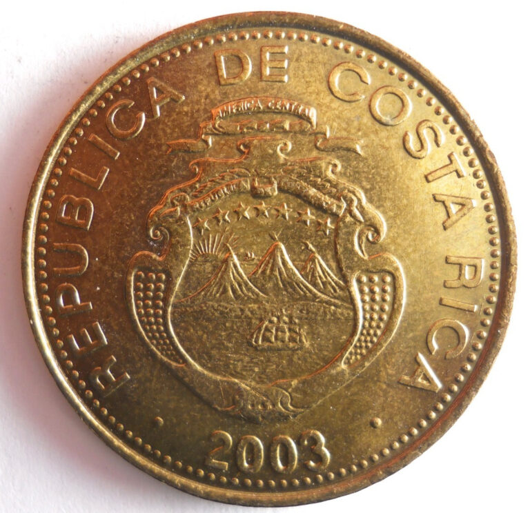 Read more about the article 2003 COSTA RICA 500 COLONES – Excellent Coin – FREE SHIP – Bin #998