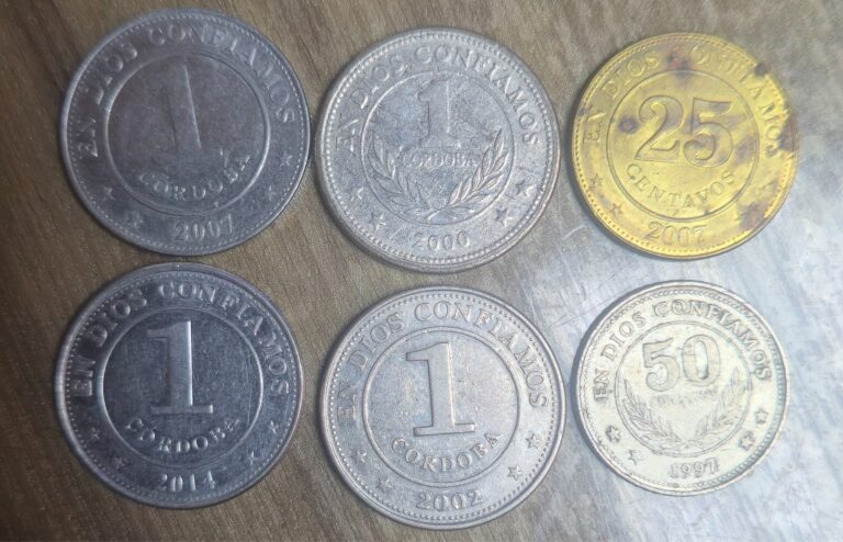 Read more about the article Nicaragua coins 6pcs
