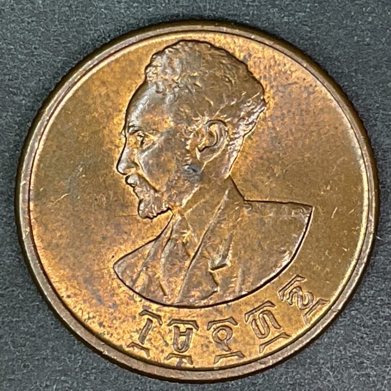 Read more about the article Ethiopia 1943-44 10 cents KM# 34 uncirculated