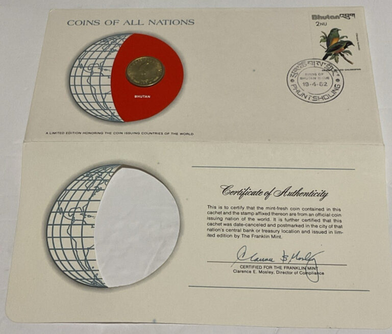 Read more about the article Coins of All Nations Bhutan Uncirculated 1974 20 Chetrums
