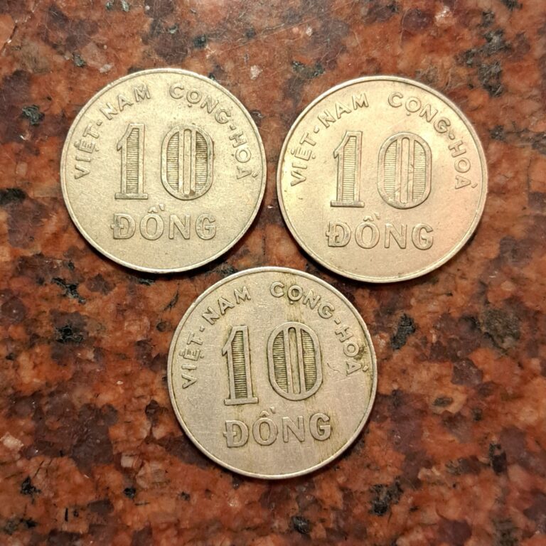 Read more about the article 1964 VIET-NAM 10 DONG COIN  (1 COIN PER SALE PICKED AT RANDOM) – #B6943