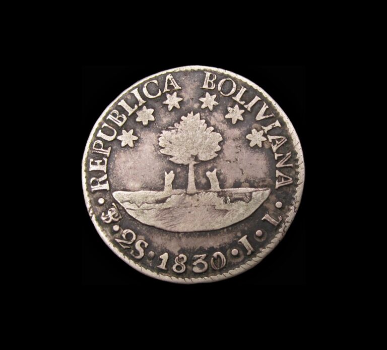 Read more about the article BOLIVIA 1830 JL 2 SOLES SILVER COIN – POTOSI MINT
