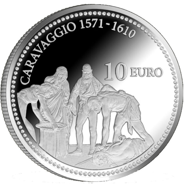 Read more about the article 2022 Malta € 10 Euro Silver Proof Coin Caravaggio: Beheading of John the Baptist