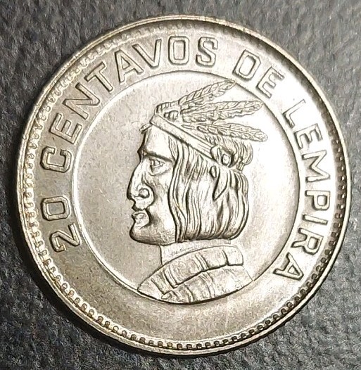 Read more about the article 1973 HONDURAS 20 CENTAVOS UNC LOVELY COIN KM 81
