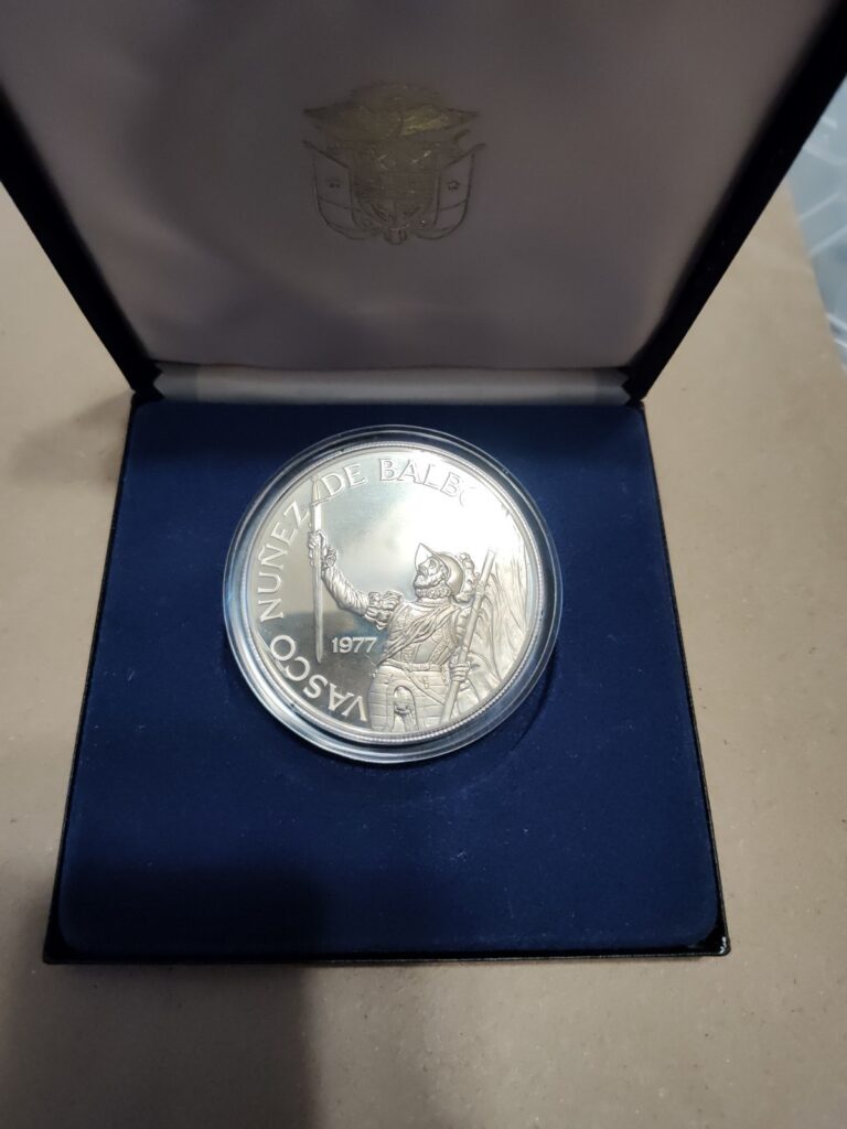Read more about the article 1977 Republic of Panama 20 Balboa Sterling Silver Coin Proof Franklin Mint