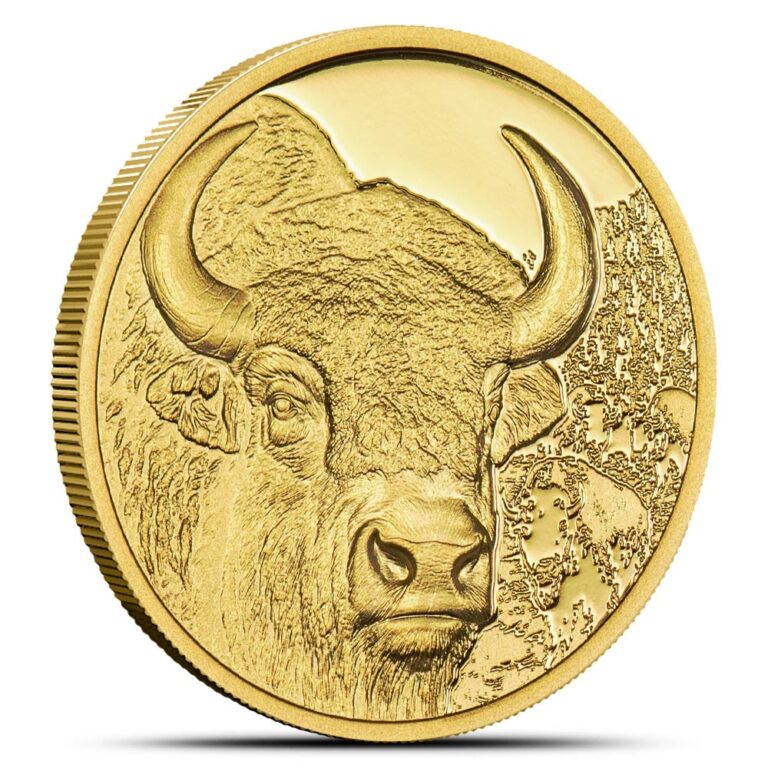 Read more about the article 2025 1/10 oz Proof Mongolia Gold Bison Coin