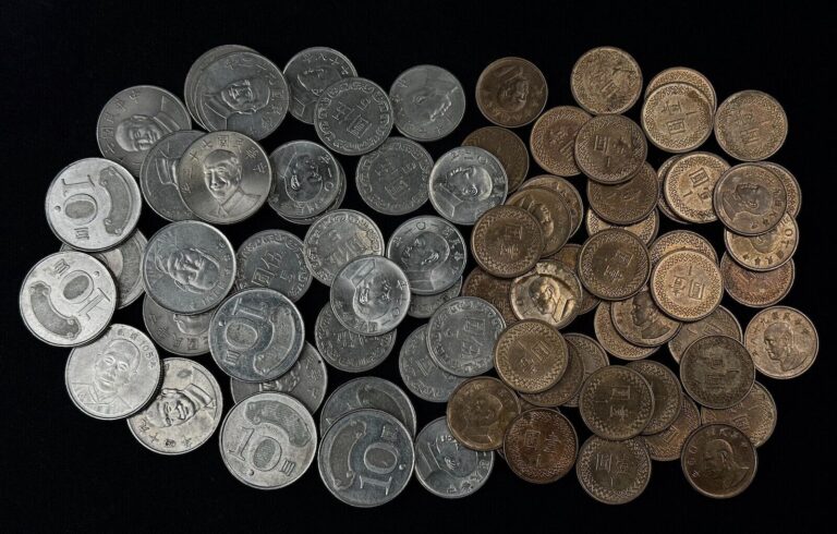 Read more about the article Republic of China TAIWAN Coin LOT * 1 5 10 NEW DOLLAR Coins Currency BULK LOT