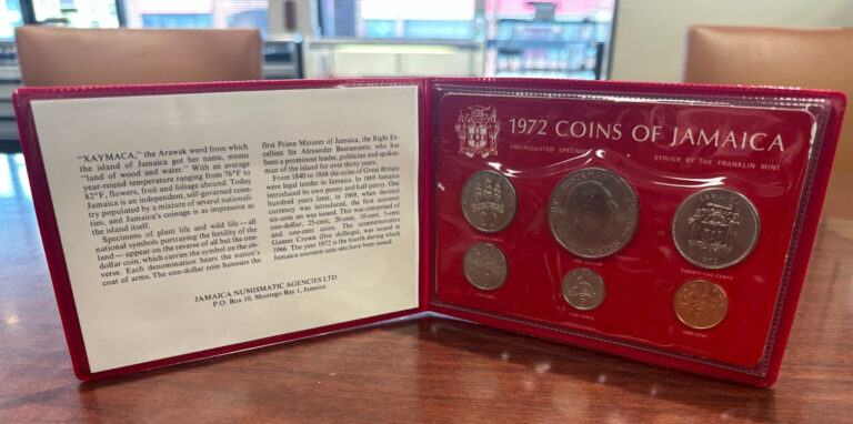 Read more about the article 1972 Franklin Mint Coins of Jamaica Uncirculated Specimen Set