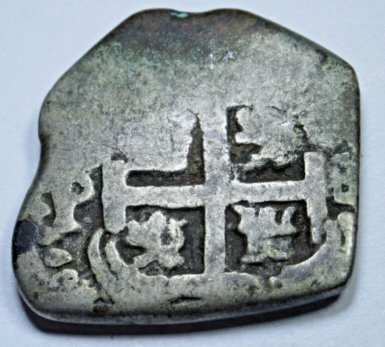 Read more about the article 1700s Spanish Bolivia 2 Reales Genuine Antique Colonial Pirate Treasure Cob Coin