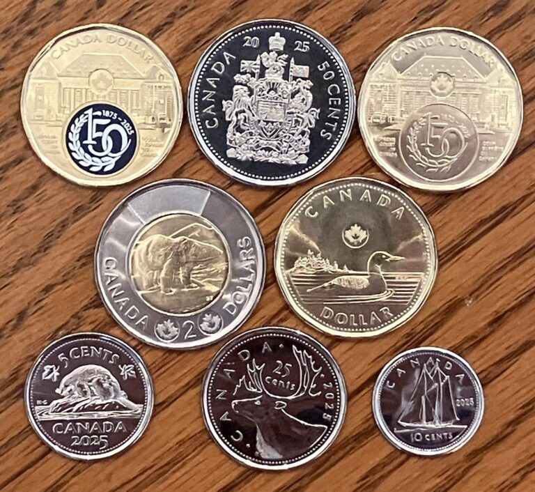 Read more about the article 2025 Canada SUPREME COURT 150 $1 loonie set + 6-coin UNC set