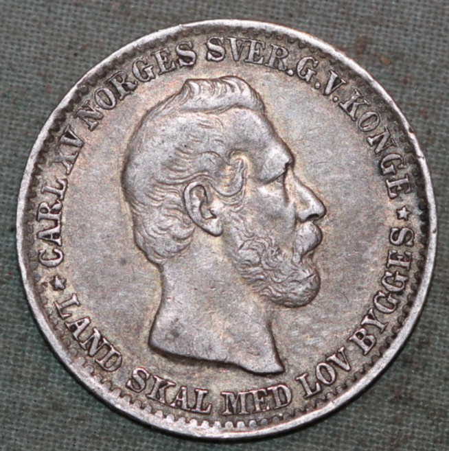Read more about the article NORWAY 1865 SCARCE SILVER 12 SKILLING ~ KARL XV