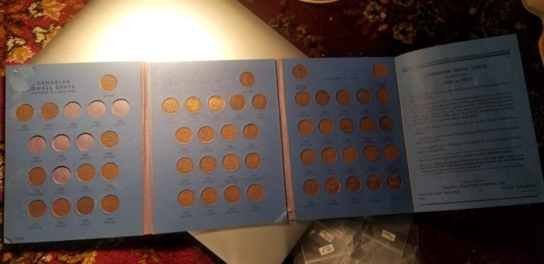 Read more about the article Canada Small Cent Album Partial Filled Id23.