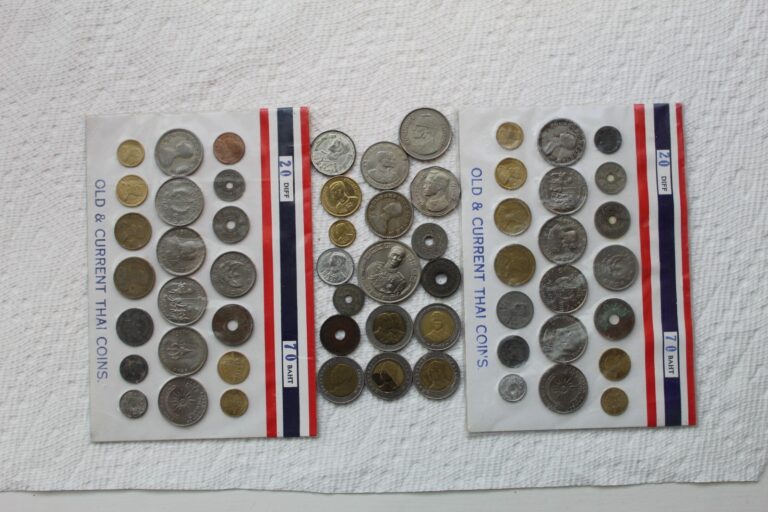 Read more about the article Thailand coins  2 sets and 18 other Thai coins  Strongman  total 58 coins