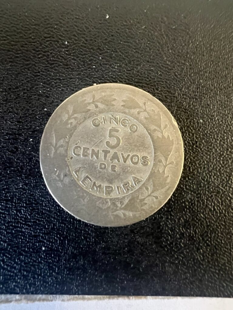 Read more about the article 1931 Central American Coin- HONDURAS 5 Centavos Krause #72 Copper-Nickel