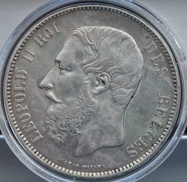Read more about the article High Grade Belgium 1872 5 Francs Silver Coin