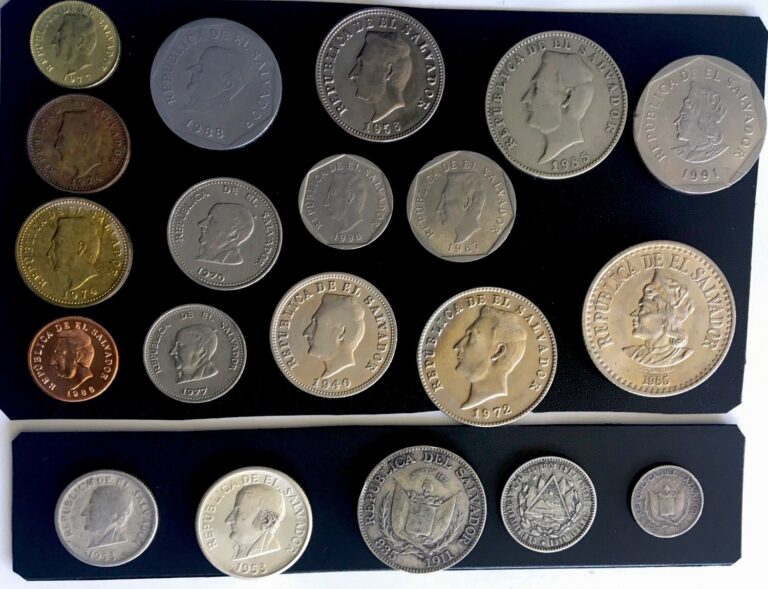 Read more about the article EL SALVADOR 20 Diferent Coin Lot
