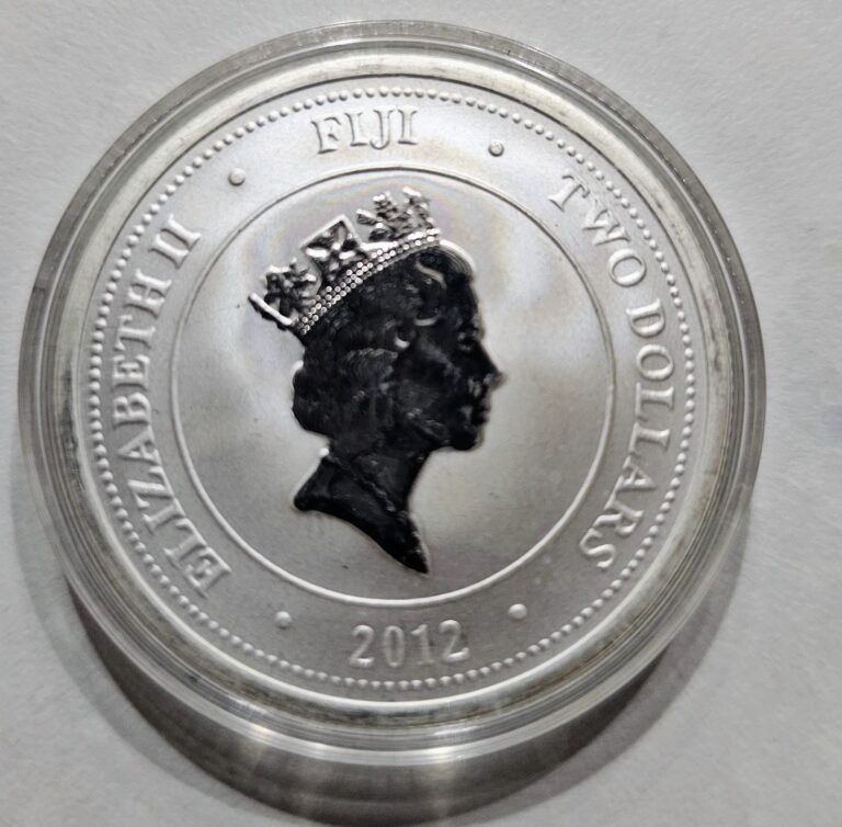 Read more about the article 2012 Uncirculated $2 FIJI Taku Dollar .999 Fine Silver I  choice coin.
