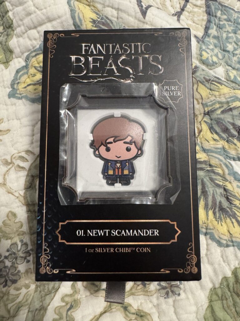 Read more about the article Fantastic Beasts Newt Chibi 1oz .999 Fine Silver Coin New Zealand Mint