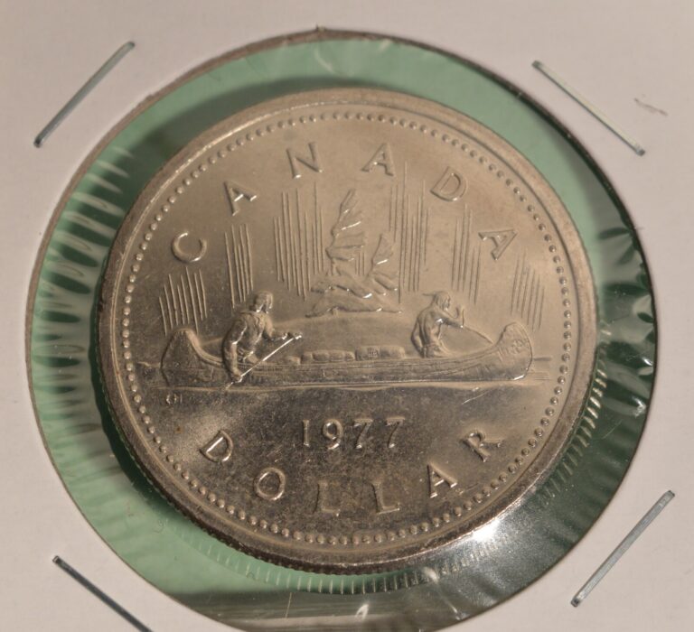 Read more about the article 1977 Canada Nickel Dollar – BU / UNC from original bank roll