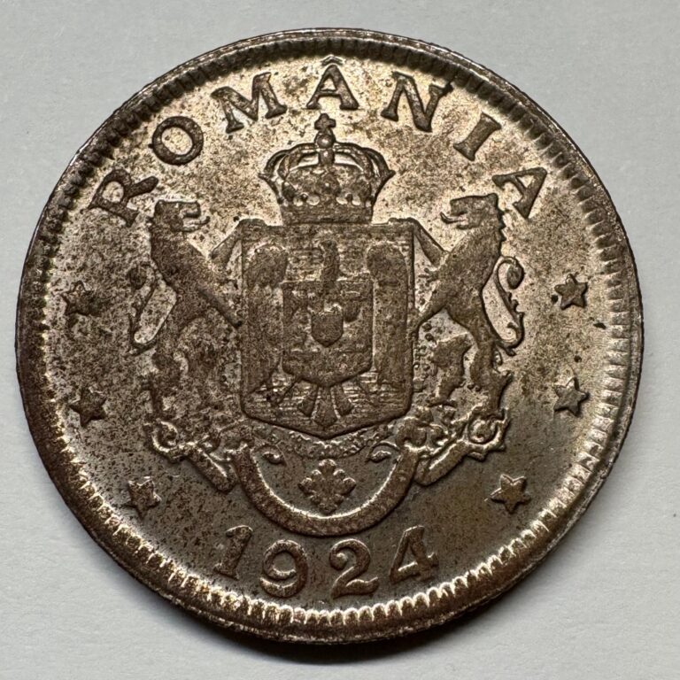 Read more about the article 1924 Romania 2 Lei – Coin #C-046