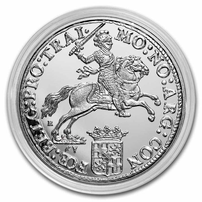 Read more about the article 2022 Netherlands 1 oz Silver Ducaton Rider Restrike BU – 1 oz silver coin