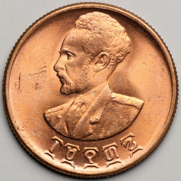 Read more about the article EE 1936 Ethiopia (1944) 25 Santeem  Round