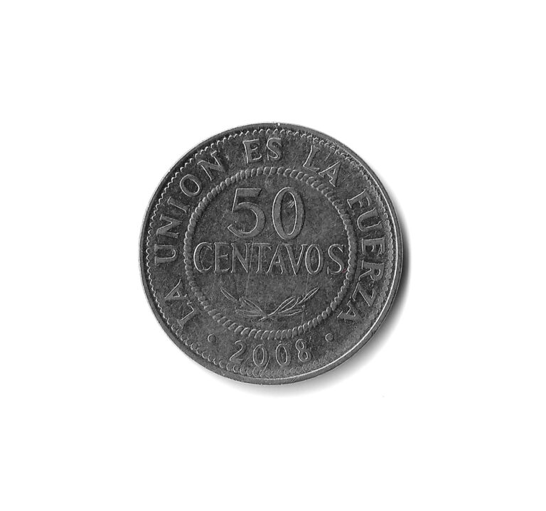 Read more about the article 2008 Bolivia – 50 Centavos – 261 – Stainless Steel – 3.9g