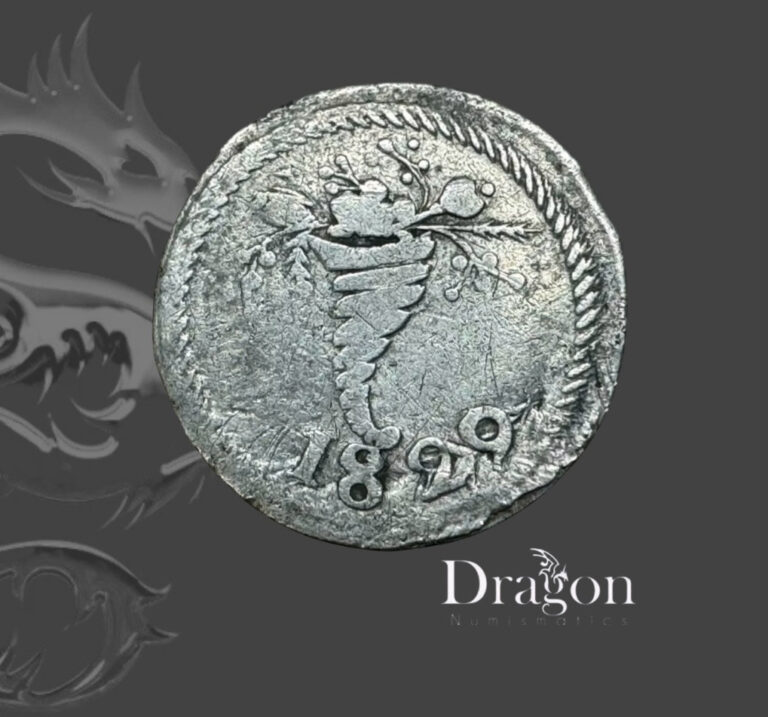 Read more about the article Venezuela (Under Gran Colombia) 1/4 Real 1829 Caracas Antique Silver Coin Circ