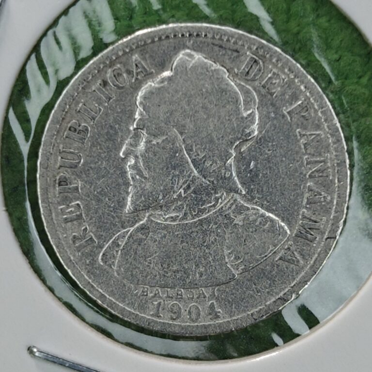 Read more about the article 1904 Panama 90% Silver 5 Centesimo
