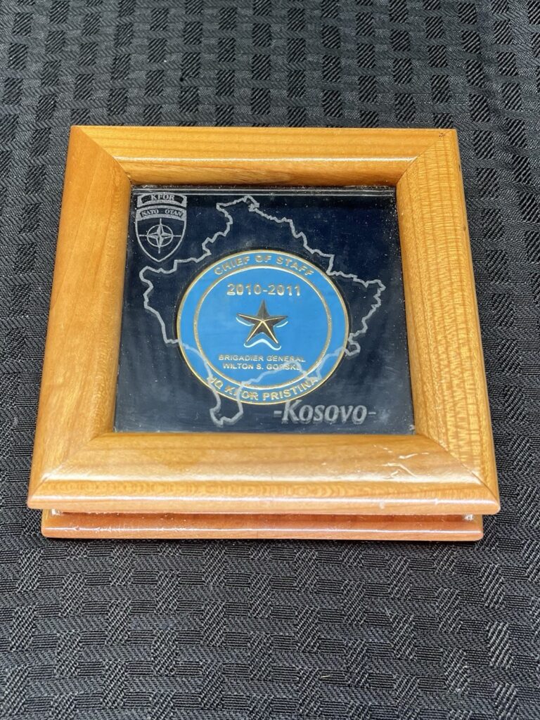 Read more about the article Kosovo Force Chief of Staff Coin and Box