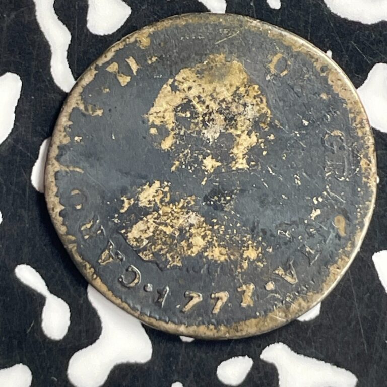Read more about the article 1777-LIMA Peru 1 Real Lot#T7073 Silver!