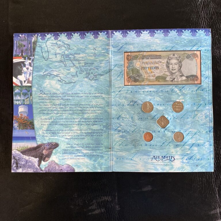 Read more about the article Bahamas Coin and Bill Collection Set $3 Bill and 5 Coins