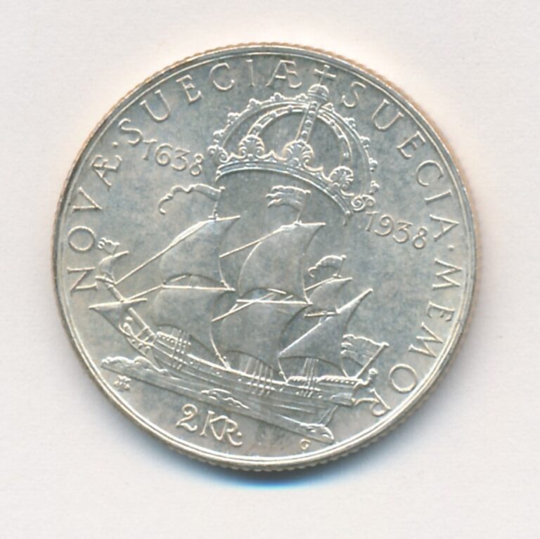 Read more about the article 1938 SWEDEN TWO KRONOR SILVER COIN