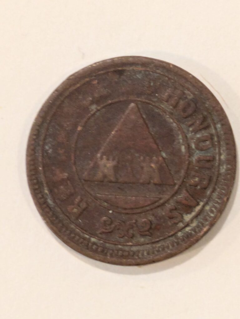 Read more about the article HONDURAS 1896  1 Centavo Bronze Coin KM#46 Rare