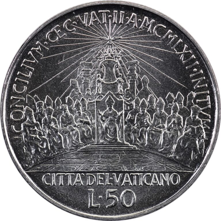 Read more about the article Vatican City – 50 Lire – 1962 – Unc/BU – Second Ecumenical Council