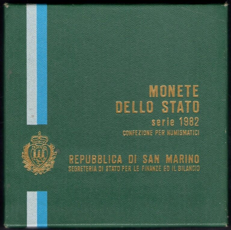Read more about the article 1982 Republic of San Marino  Divisional Coins  FDC
