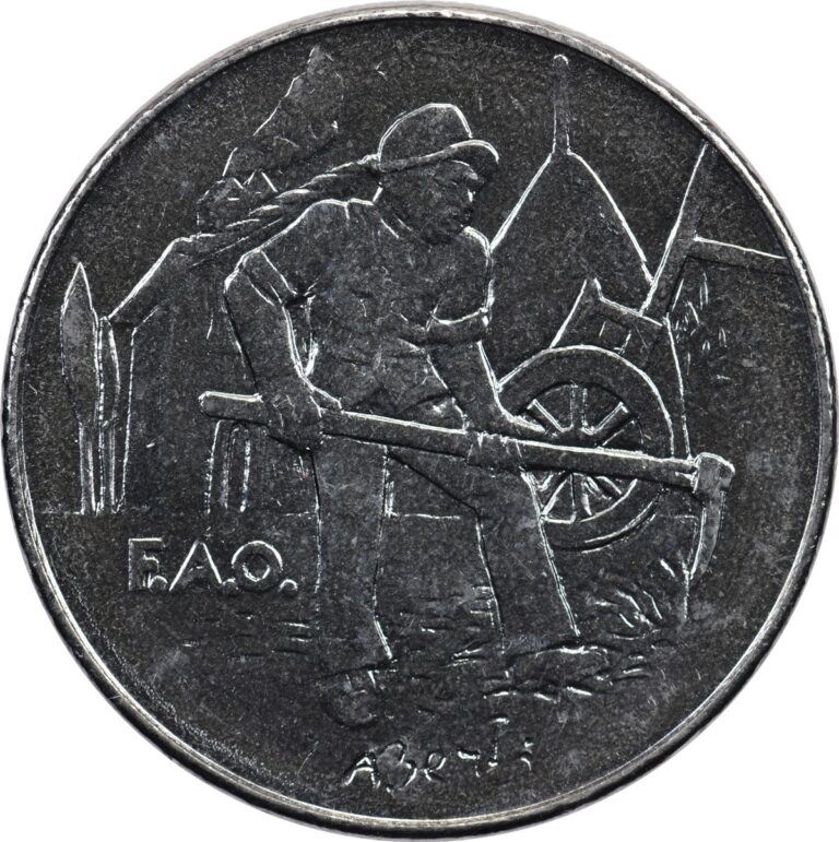Read more about the article San Marino – 100 Lire – 1978 – Unc – FAO – Farmer