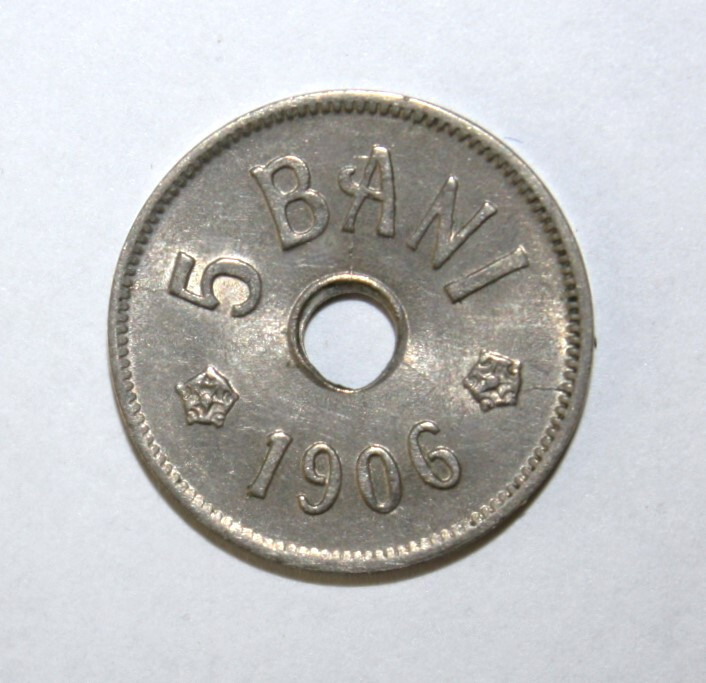 Read more about the article S7 – Romania 5 Bani 1906-J Choice Uncirculated Coin – King Carol I  ***Beautiful