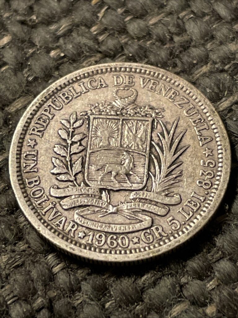 Read more about the article 1960 Venezuela 1 Bolivar silver coin