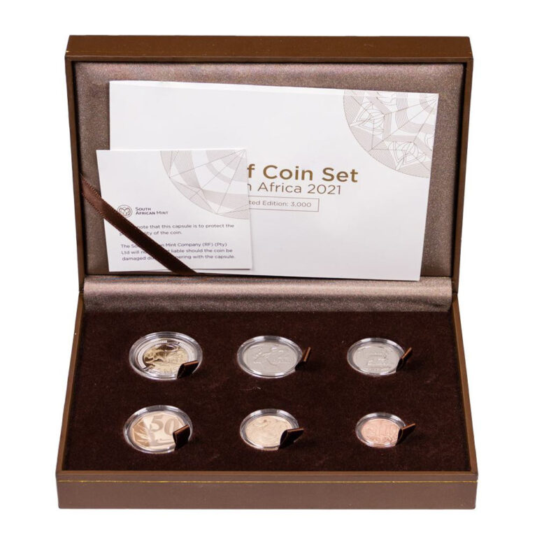 Read more about the article 2021 South Africa Proof Coins 6pc Set in OGP