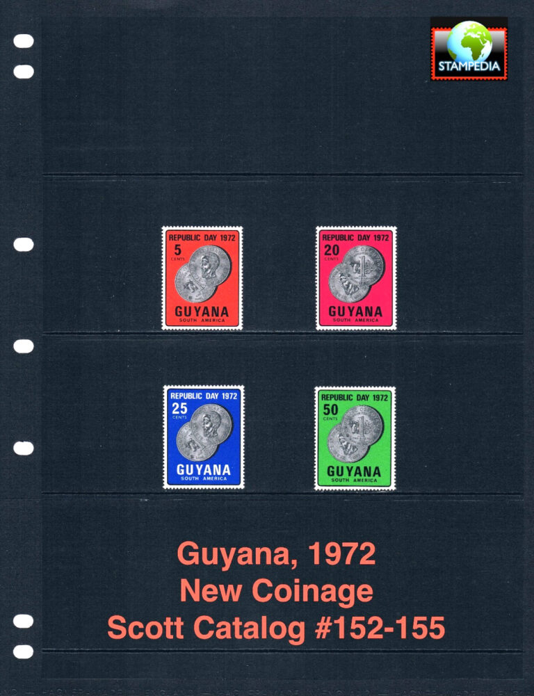 Read more about the article 3x $1.00 Scott Value – 1972 GUYANA Coins  New Coinage Numismatics CV MNH NH UMM